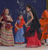 Students of Class II performing the Ghumar dance of Rajasthan.